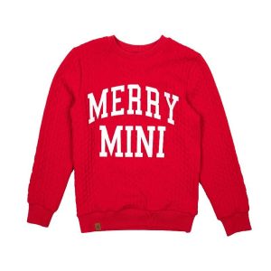 Simply Southern Merry Mama & Mini Sweat Shirt